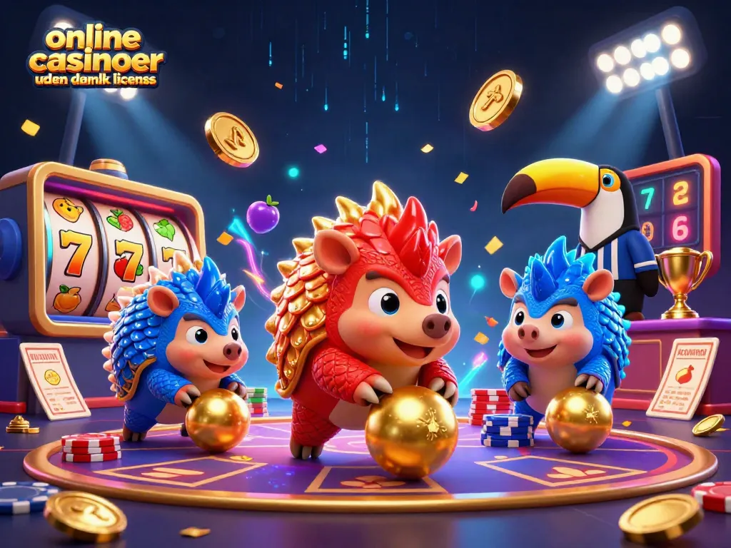 Engage in gaming excitement with online casinoer uden dansk licens, featuring rival pangolins and jackpot elements.