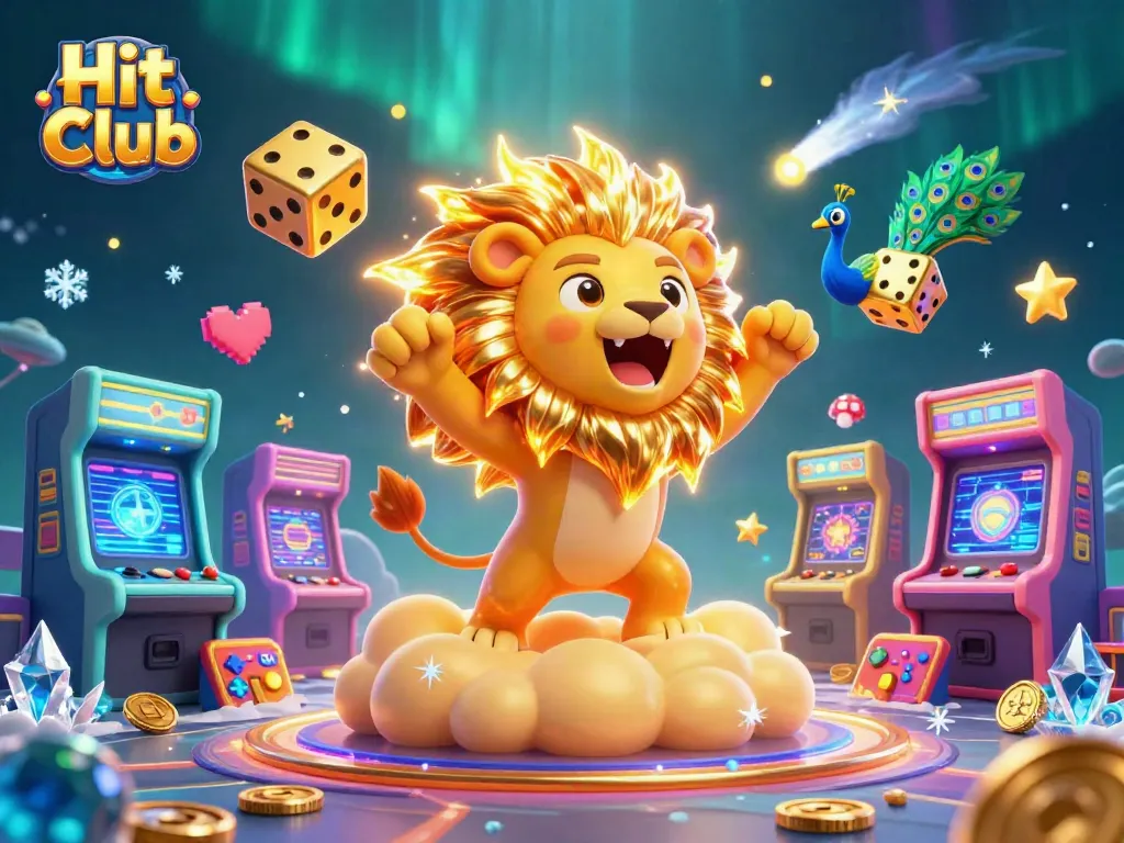 Engage with Hit Club gaming strategies while enjoying a vibrant casino-themed scene.