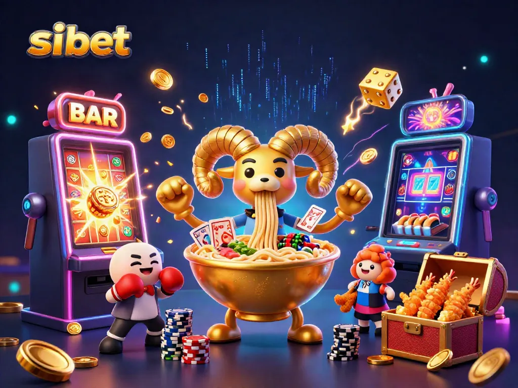 Experience the thrill of shbet with vibrant characters and casino elements in a captivating scene.
